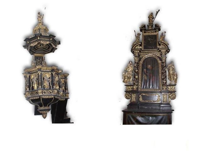Společnost prováděla restaurátorské práce svatostánků v Plasích a Plzni.