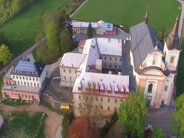 Pohled z ptačí perspektivy před rekonstrukcí