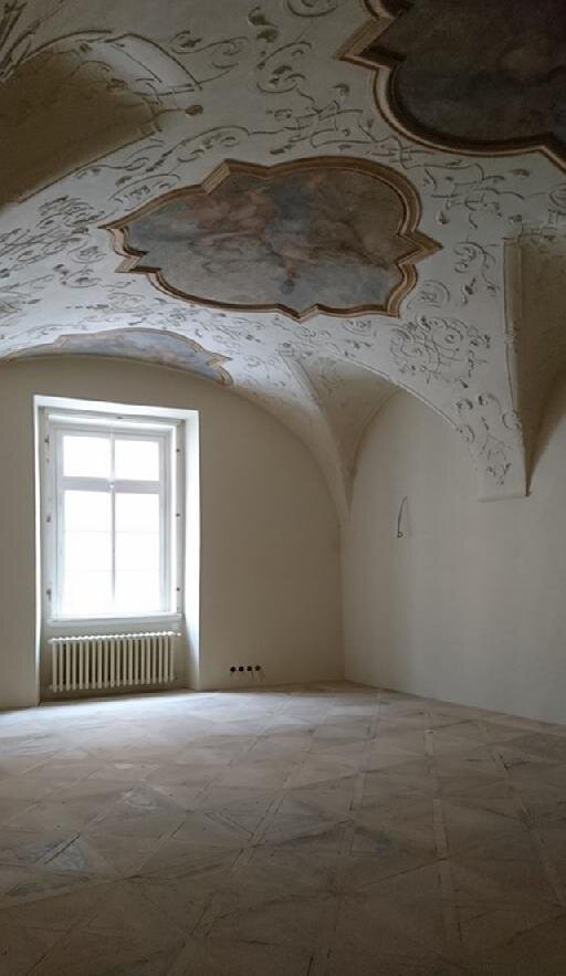 V objektu byly rehabilitovány veškeré původní podlahové vrstvy