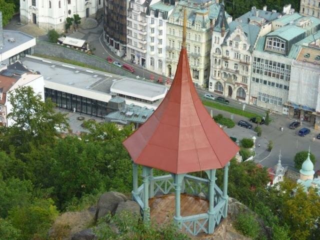 Karlovy Vary - oprava Mayerova glorietu