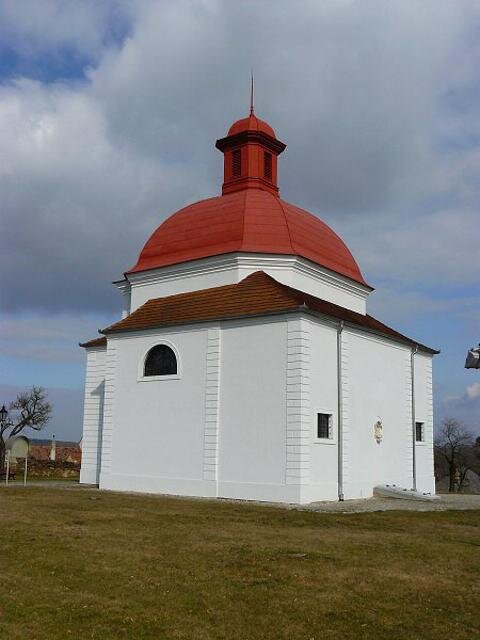 Dalešice - kostel sv. Kříže