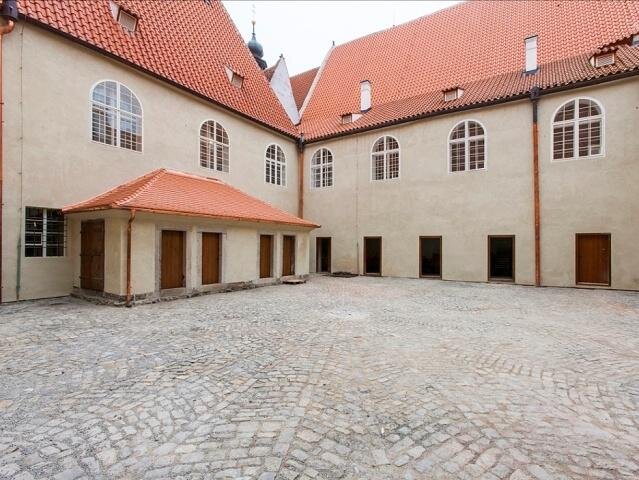 Nádvoří klarisek po rekonstrukci 