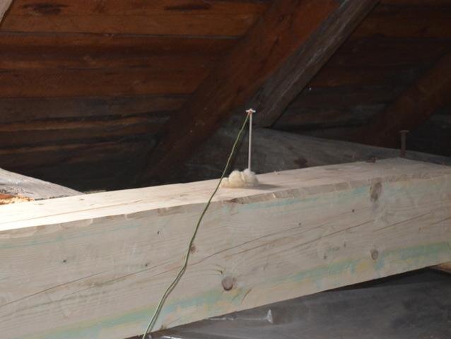 Termoelektrický snímač k měření teploty dřeva 
