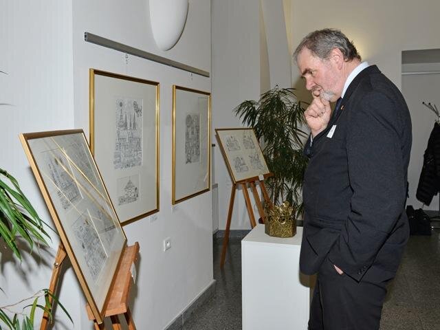 Z výstavy Česká státnost v dílech Františka Doubka 