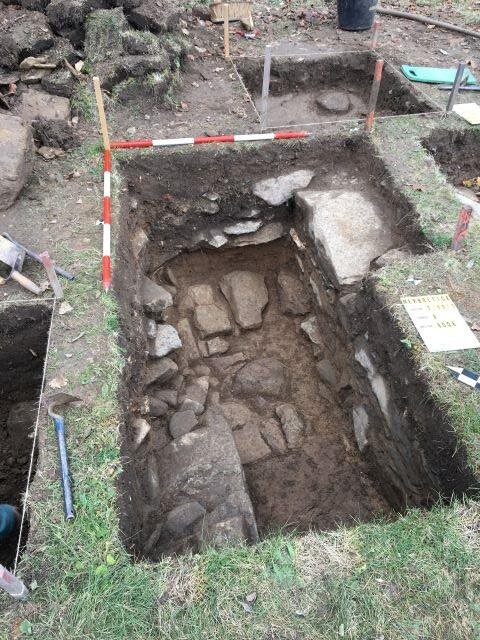 Jedna z archeologických sond