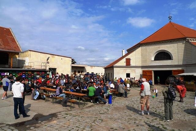 Pivovarský dvůr při jedné z mnoha kulturních a společenských akcí.