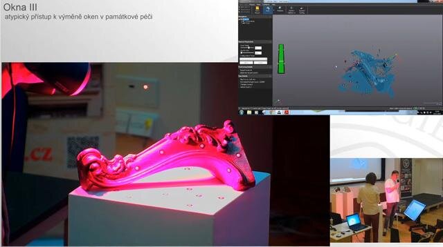 Ukázka procesu 3D skenování