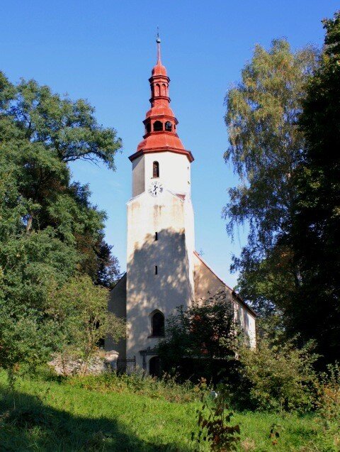 Kostel Nanebevzetí Panny Marie v Nové Vsi u Chrastavy byl postaven v letech 1616 a 1617.