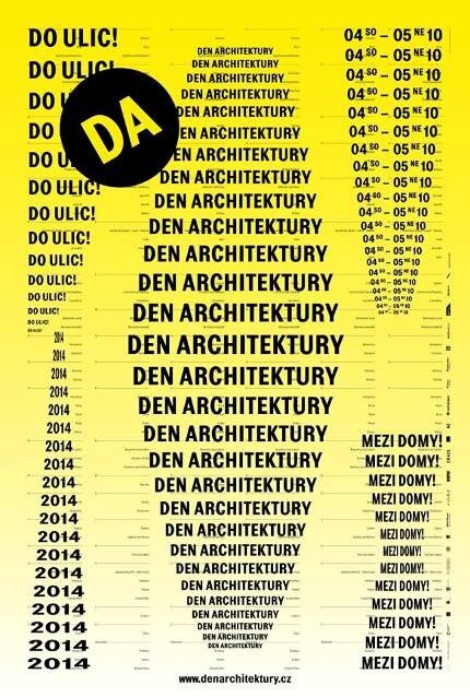 Plakát letošního ročníku Dne architektury