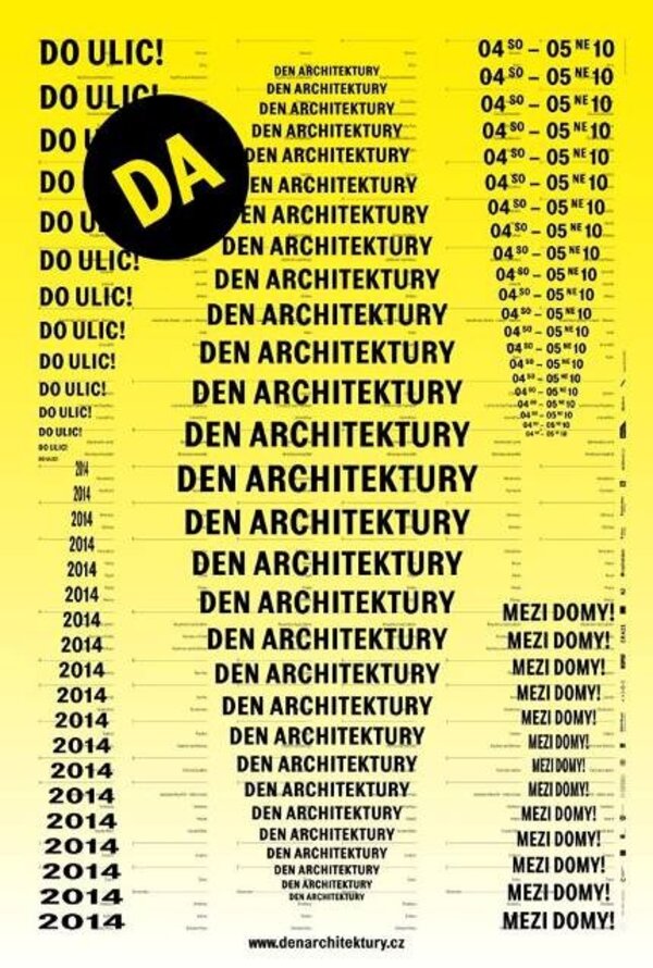Plakát letošního ročníku Dne architektury