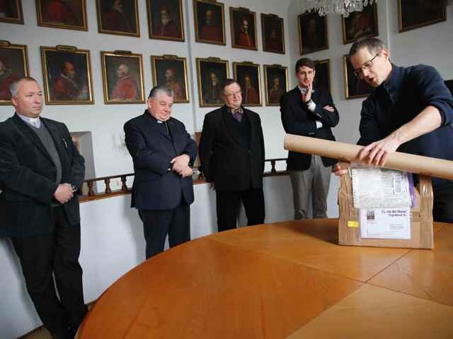 Slavnostní otevření nabídek na stavbu velkých varhan do katedrály sv. Víta v Praze