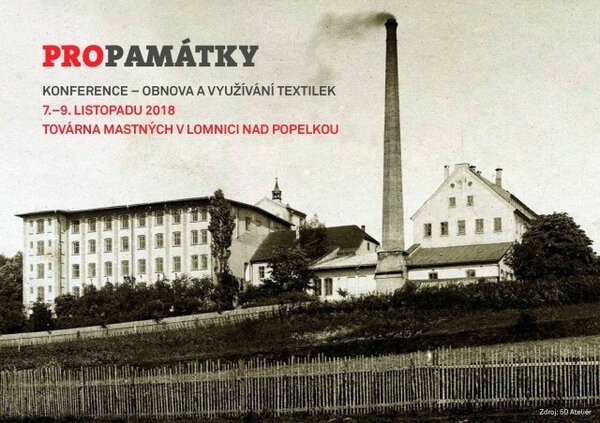 Konference PROPAMÁTKY – obnova a využívání textilek se uskuteční v Lomnici nad Popelkou.