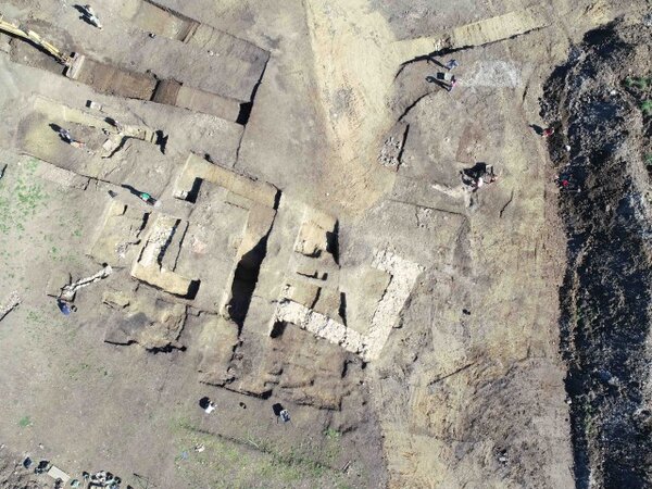 Záběr z archeologického průzkumu na Žatecku (ilustrační foto)