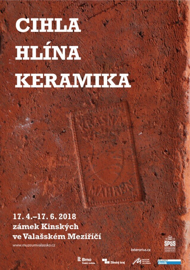 Plakát výstavy Cihla, hlína, keramika