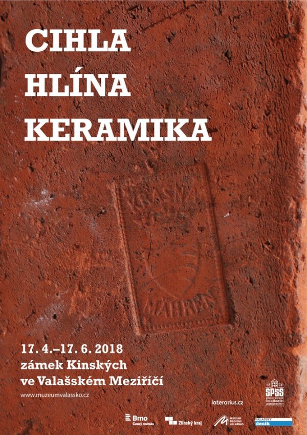 Plakát výstavy Cihla, hlína, keramika
