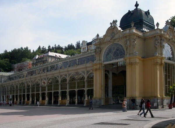 Hlavní kolonáda v Mariánských Lázních