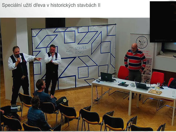 Tesaři Jiří Zdislav Jankovský a Zdeněk Oravec