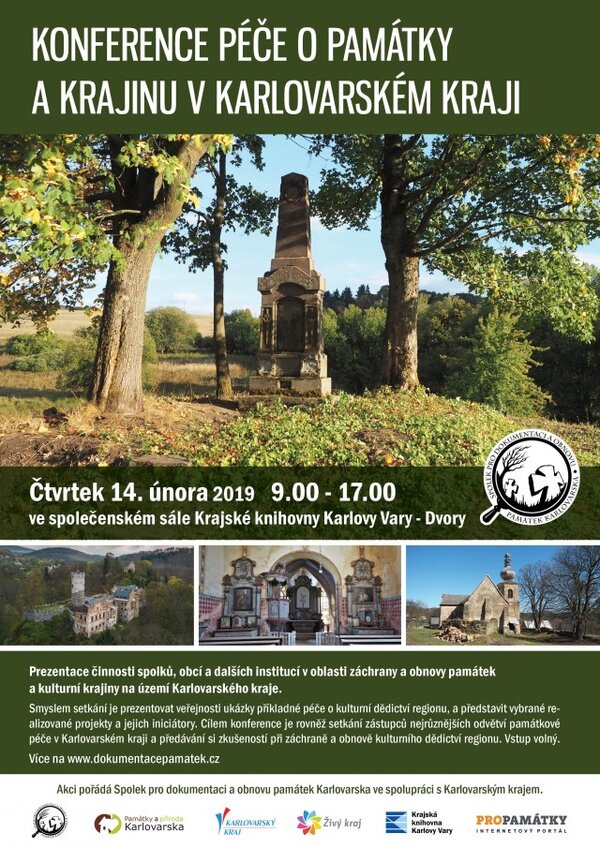 Konference Péče o památky a krajinu v Karlovarském kraji proběhne tentokrát přímo v Karlových Varech.