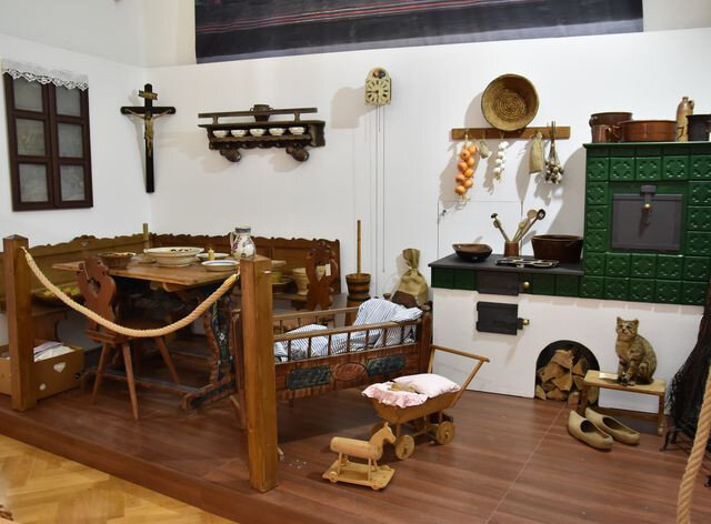 Vybavení selské usedlosti z konce 19. století. Připravilo muzeum Vysočiny Jihlava.