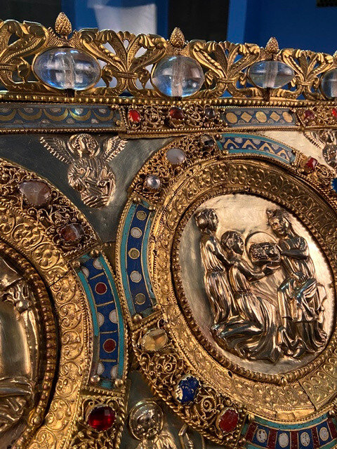 Detail relikviáře sv. Maura