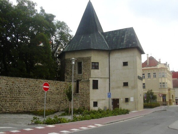 Bašta u jedné z ohrožených prostějovských hradeb.