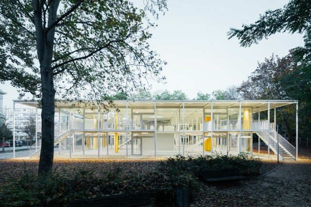 Cenu Evropské unie za současnou architekturu 2024 získal Studijní pavilon v Braunschweigu.