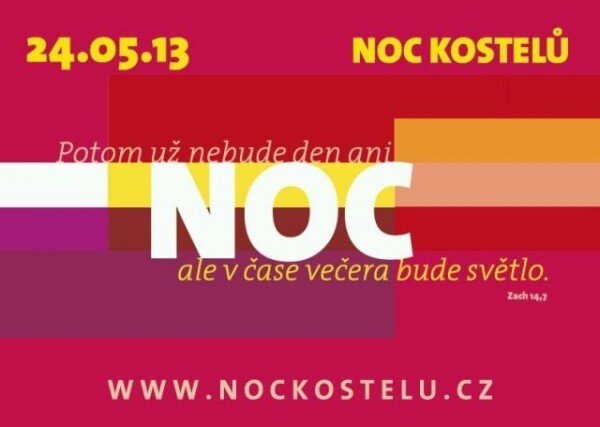 Motto letošního ročníku Noci kostelů. 
