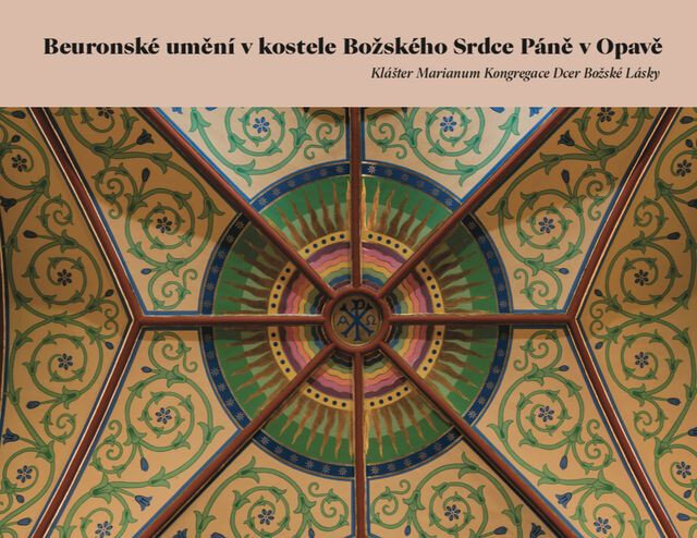 Titulní strana nové knihy o beuronském umění