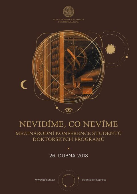 Plakát na mezinárodní konferenci Nevidíme, co nevíme