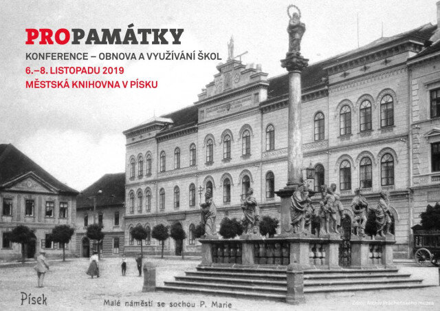 Konference PROPAMÁTKY – obnova a využívání škol se uskuteční v Městské knihovně v Písku.