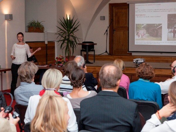 Prezentace koordinátorky Edukačního centra v Ostravě Květy Jordánové