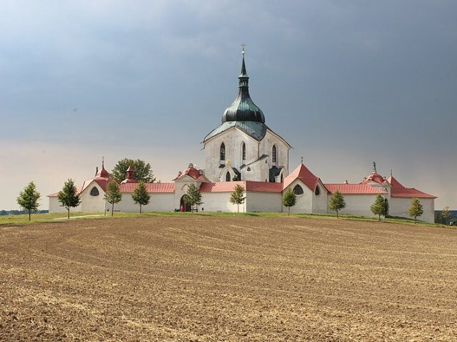 Kostel sv. Jana Nepomuckého na Zelené hoře je památkou UNESCO.