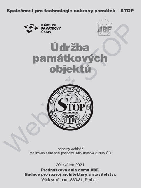 Tématem sborníku je údržba památkových objektů.