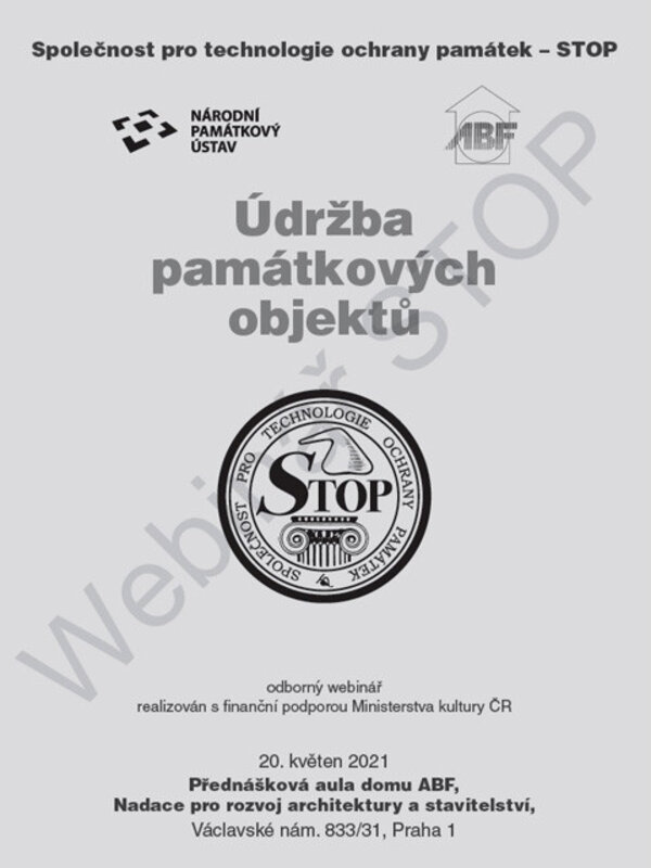 Tématem sborníku je údržba památkových objektů.