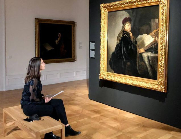 Učenec ve studovně, Rembrandtův obraz z roku 1634 ze sbírky Národní galerie Praha