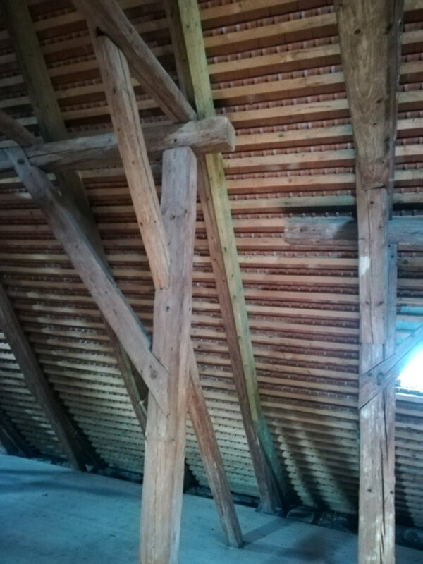 Ošetřená krovová konstrukce