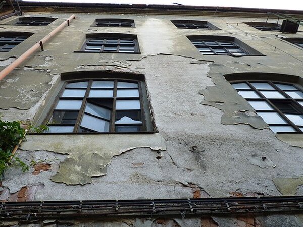 Objekt Vlněny představuje jeden z někdejších charakteristických textilních areálů v Brně.