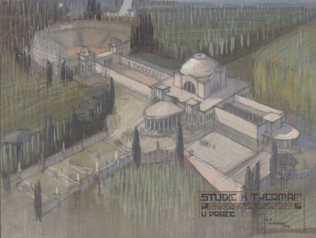 Jan Mayer, Studie k thermám, 1908