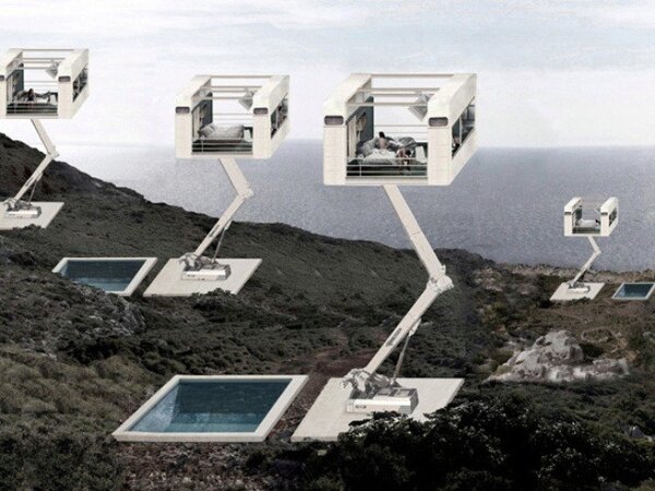 Bydlení budoucnosti podle řeckého architekta Aristide Antonas