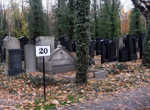 Nový židovský hřbitov čítá více než 27 tisíc náhrobků.