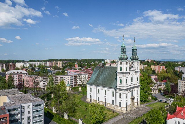 Celkový pohled na baziliku Navštívení Panny Marie
