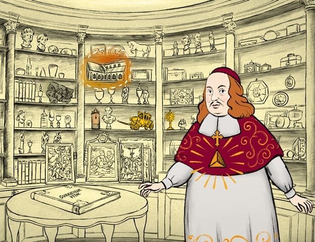 Olomoucký biskup Karel II. je ústřední postavou celého projektu.
