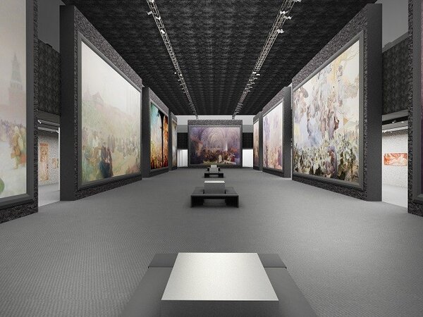 Vizualice expozice Slovanská epopej