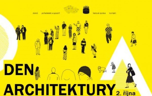 Plakát, který zve na akci Den architektury.