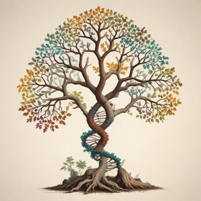 Strom DNA - ilustrační obrázek k Tajemství předků