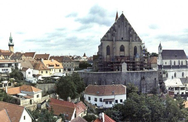 Pohled na panorama městské památkové rezervace Znojmo.