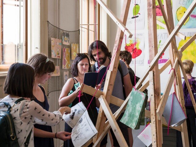 Ateliér ilustrace a grafiky – klauzurní projekt Deník sedmi dnů – intenzivní týdenní sebezpyt