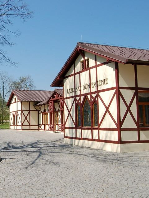 Zrekonstruovaný lázeňský dům Evženie