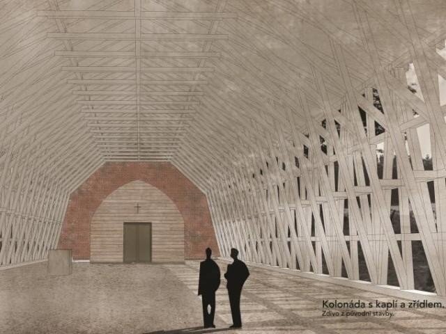Titul CEMEX Young Architect Award 2017 získala Radka Leláková za práci Lázně pro duši.
