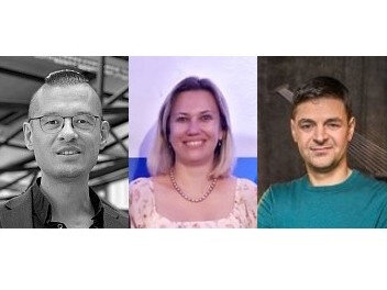 Trojice letošních moderátorů – Osamu Okamura, Martina Indrová, Saša Michailidis